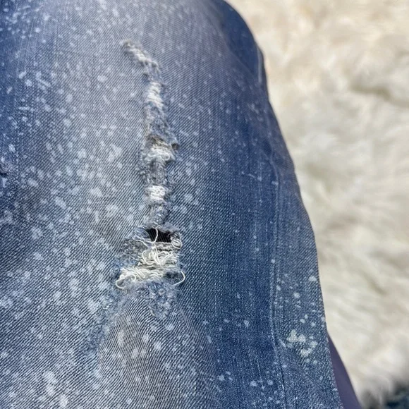 Rock & Republic Speckled Women’s Blue Jeans Size 0 - Picture 7 of 7